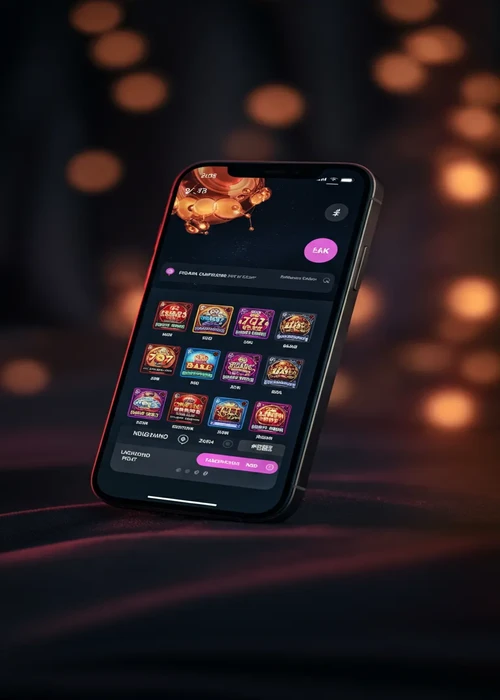 The home page of Wild Fortune Casino featuring a player strategically interacting with a slot game, surrounded by vibrant bonus offers.